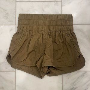 FP Movement Way Home shorts in medium army green